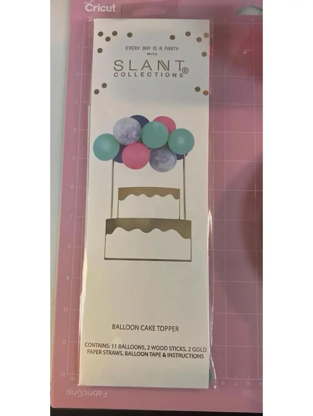 Balloon Cake Topper, NWT, Birthday, Bridal/Baby Shower,